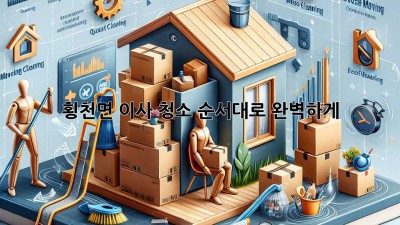 🏠 횡천면 이사, 청소 순서대로 완벽하게! ✨